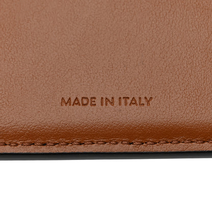 Celine Triomphe Canvas Compact Wallet With Coin Purse Tan 12 of 15