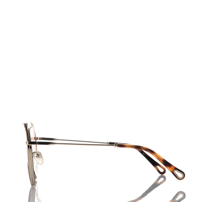Chloe Metal Poppy Love Heart Sunglasses CE131S Havana Rose 3 of 7