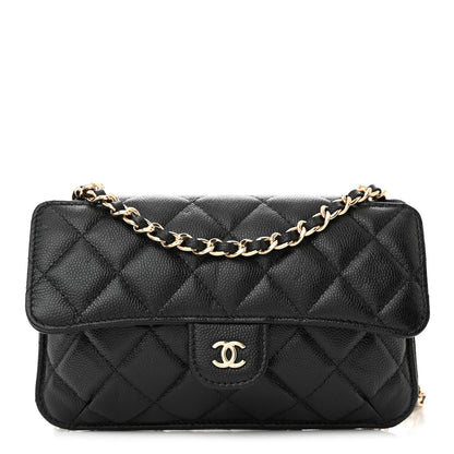 Chanel Caviar Fabric Graffiti Foldable Tote Bag With Chain Black Multicolor 3 of 17