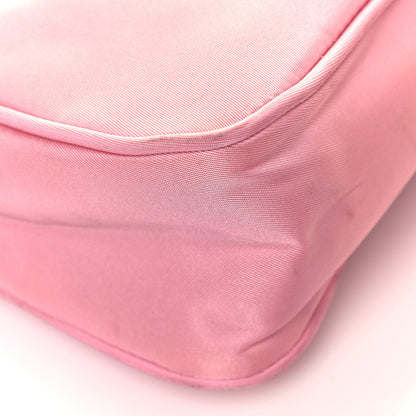 Prada Tessuto Nylon Saffiano Mini Re-Edition 2000 Bag Rosa 9 of 15