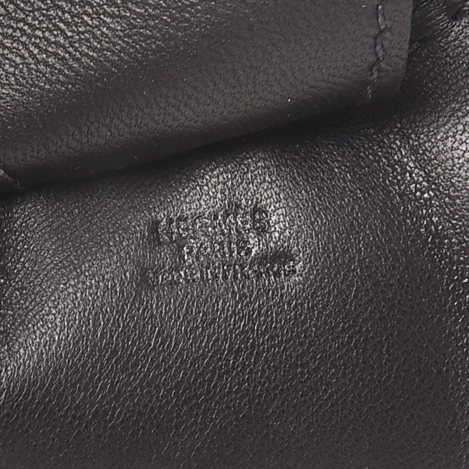 Hermes Milo Lambskin Grigri Rodeo Horse Bag Charm GM So Black 3 of 4
