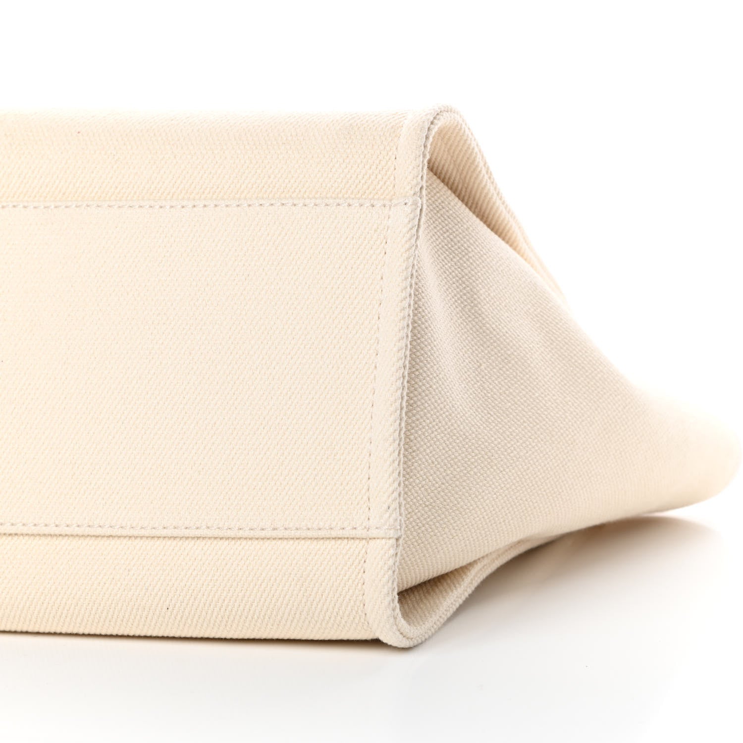 Chanel Canvas Pearl Medium Deauville Tote Ecru Beige 10 of 11