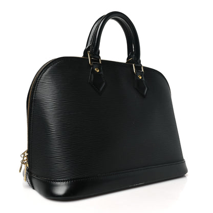 Louis Vuitton Epi Alma PM Black 3 of 11