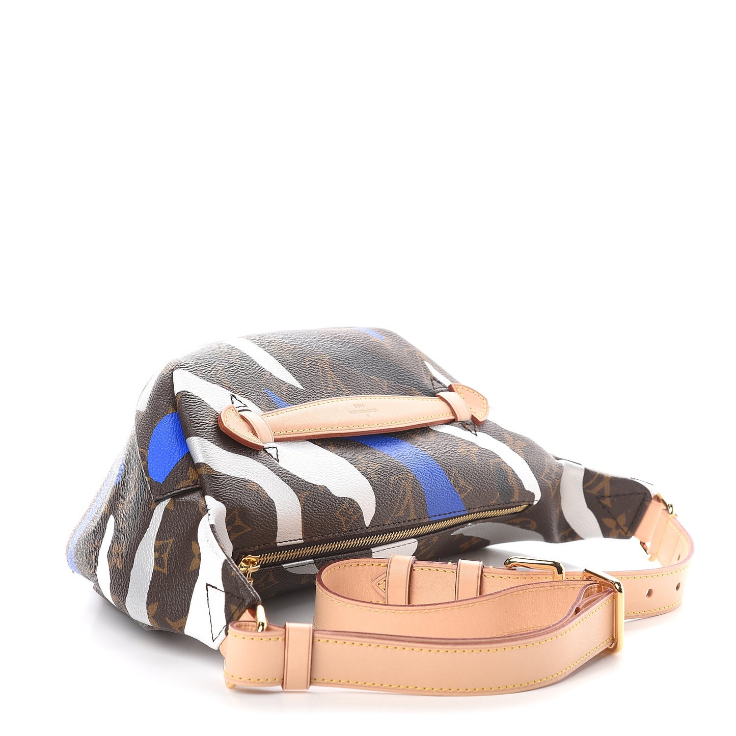 X LOL Monogram Bumbag Blue Silver