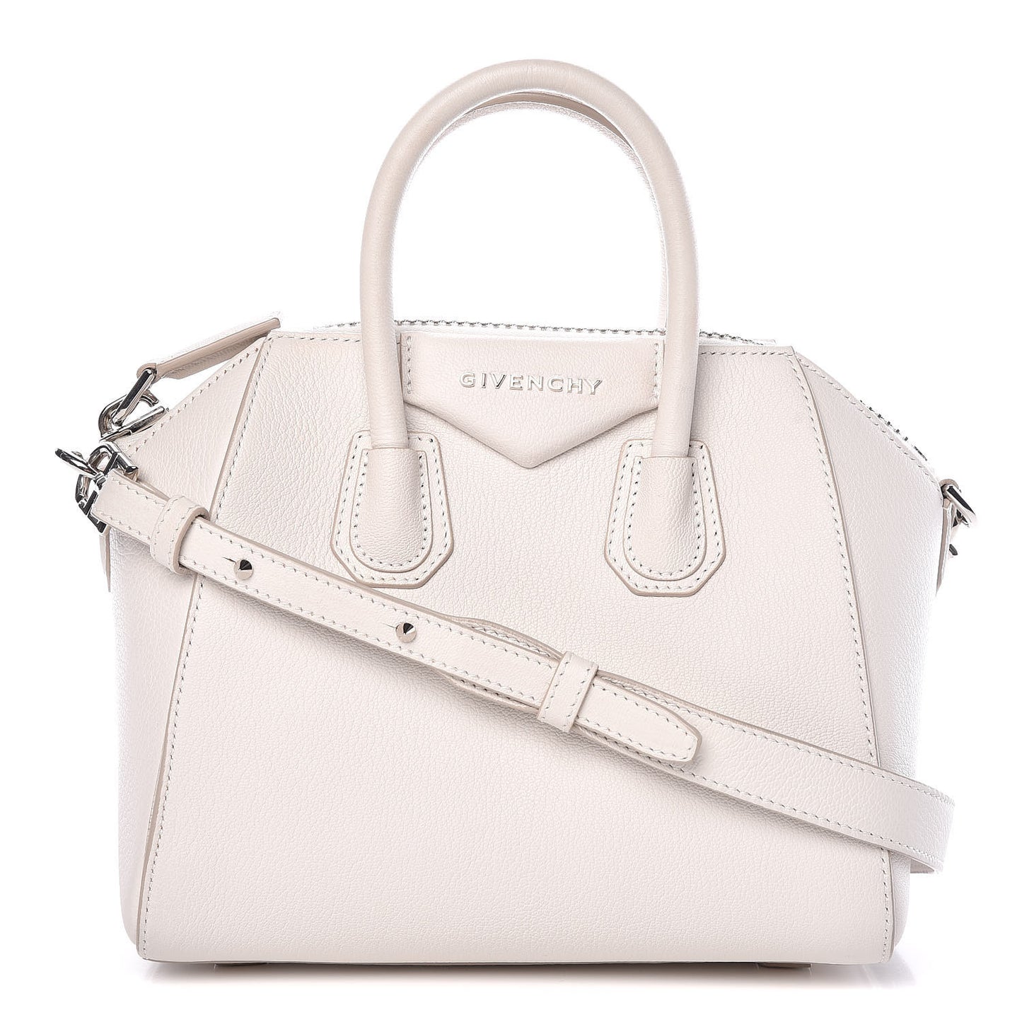 Sugar Goatskin Mini Antigona White