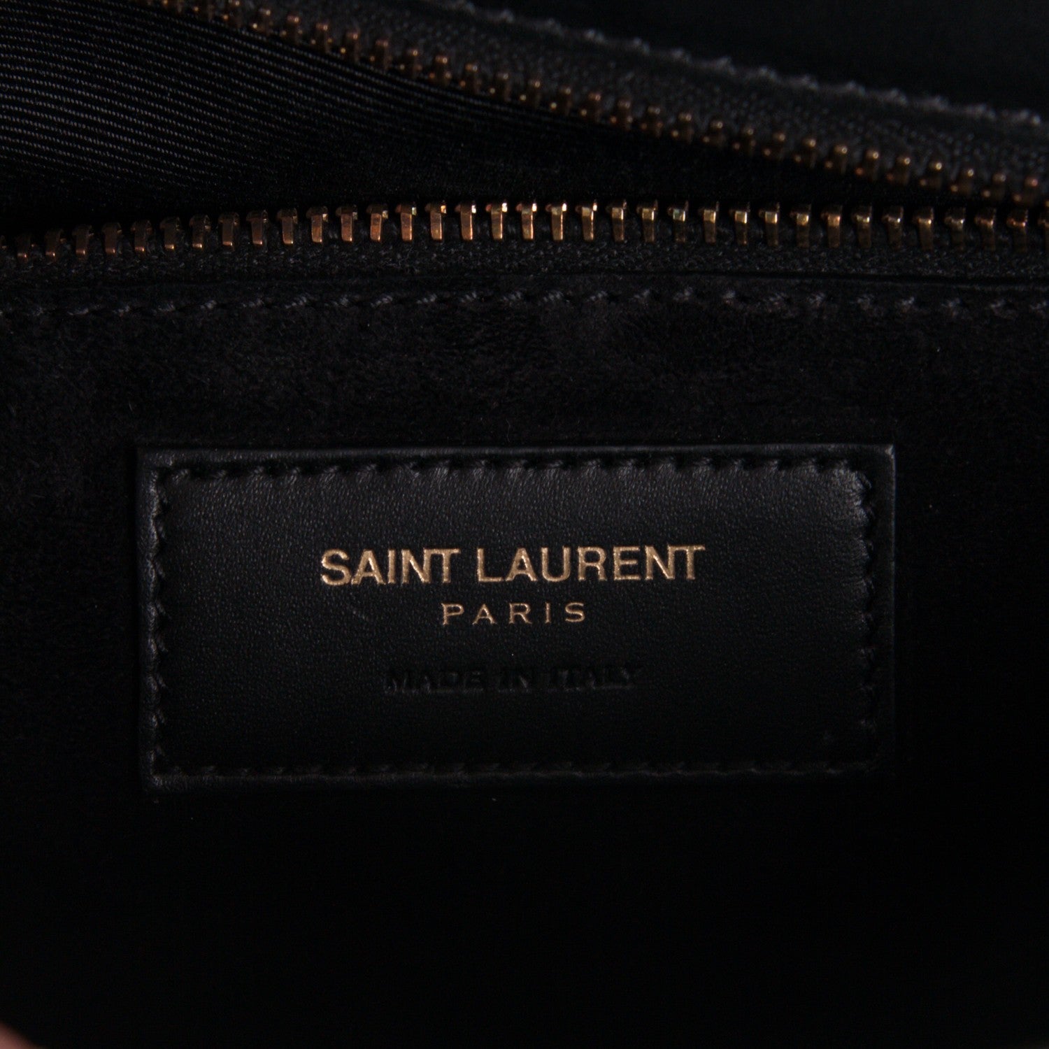 Saint Laurent Smooth Calfskin Medium Classic Monogram Universite Bag Black 6 of 6