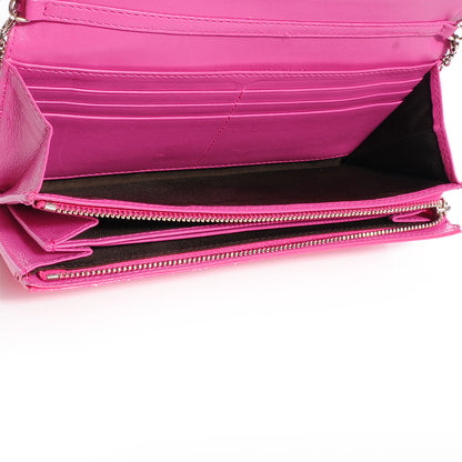Christian Dior Patent Ultimate Rendez-Vous Convertible Wallet Fuchsia 5 of 8