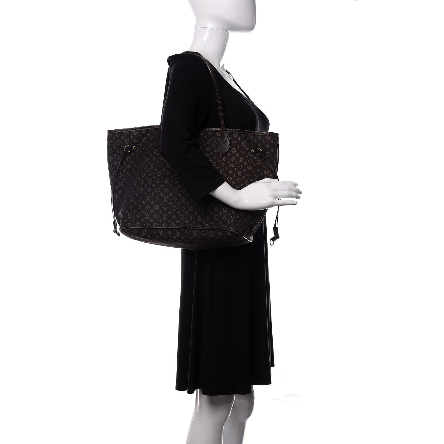 Louis Vuitton Monogram Idylle Neverfull MM Fusain 2 of 9