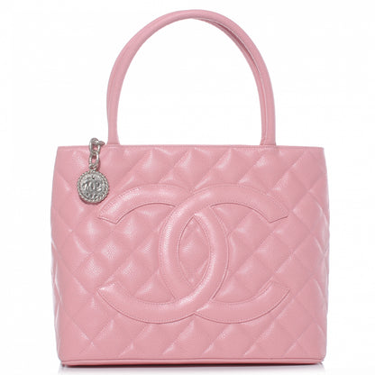 Chanel Caviar Medallion Tote Pink 1 of 8