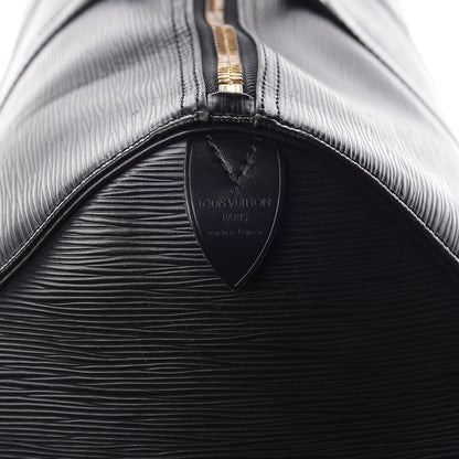 Louis Vuitton Epi Keepall 45 Black 6 of 15