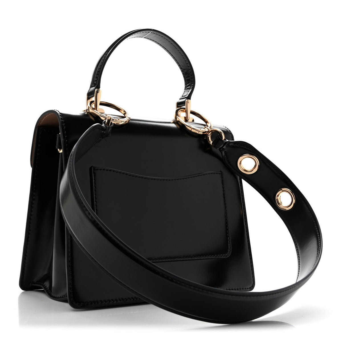 Marc Jacobs Shiny Calfskin Uptown Shoulder Bag Black 3 of 15