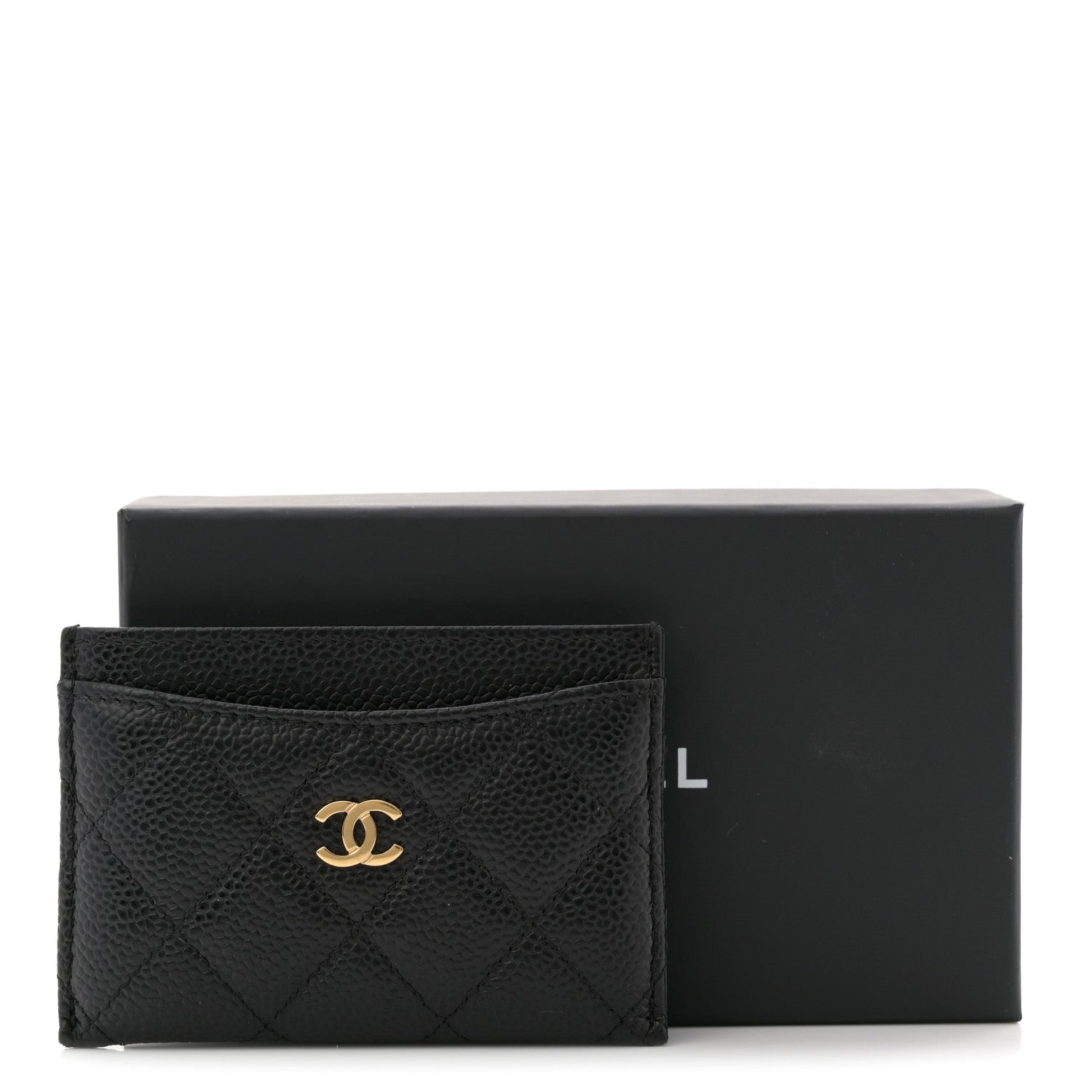 Chanel Caviar Quilted Card Holder Black 8 of 8