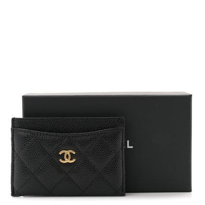 Chanel Caviar Quilted Card Holder Black 8 of 8