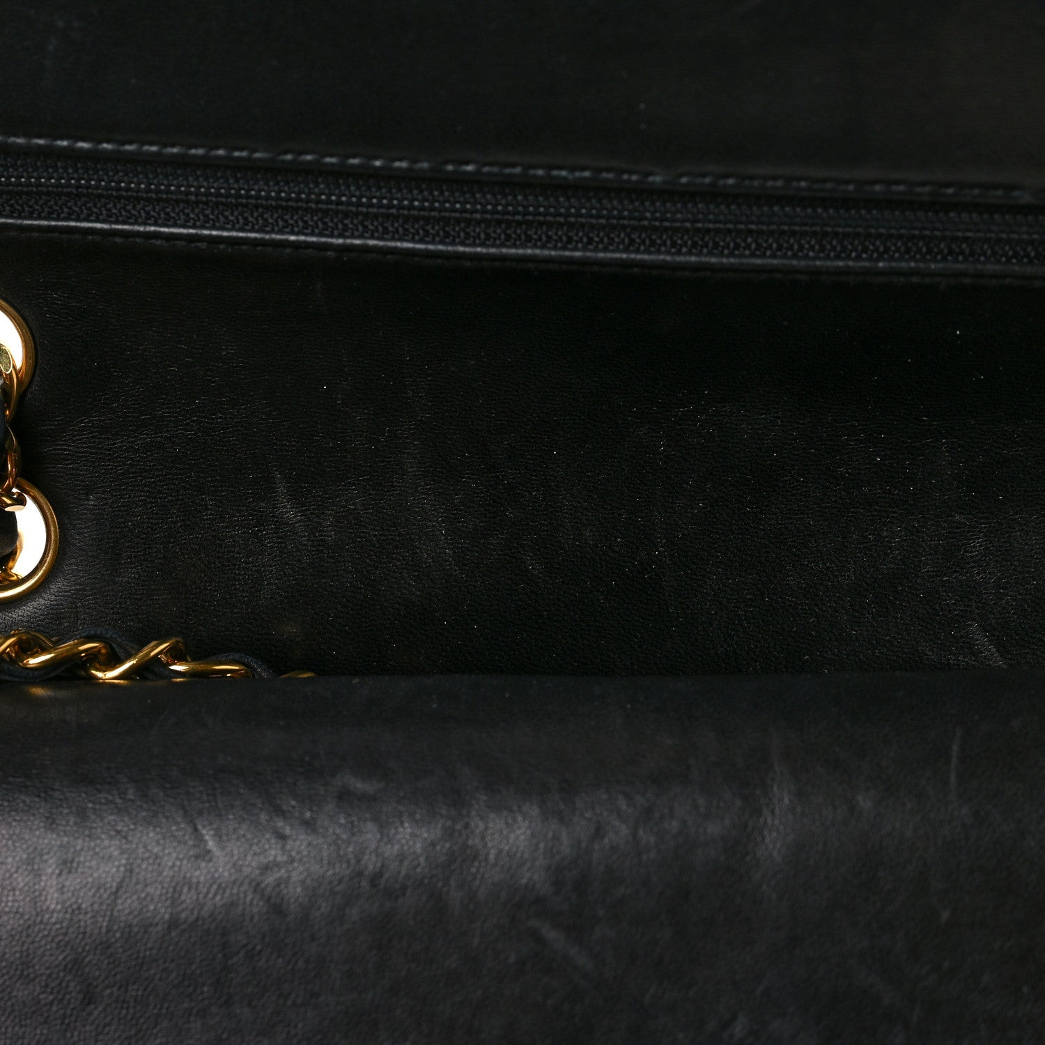 Chanel Lambskin Quilted Medium Double Flap Black 10 of 13
