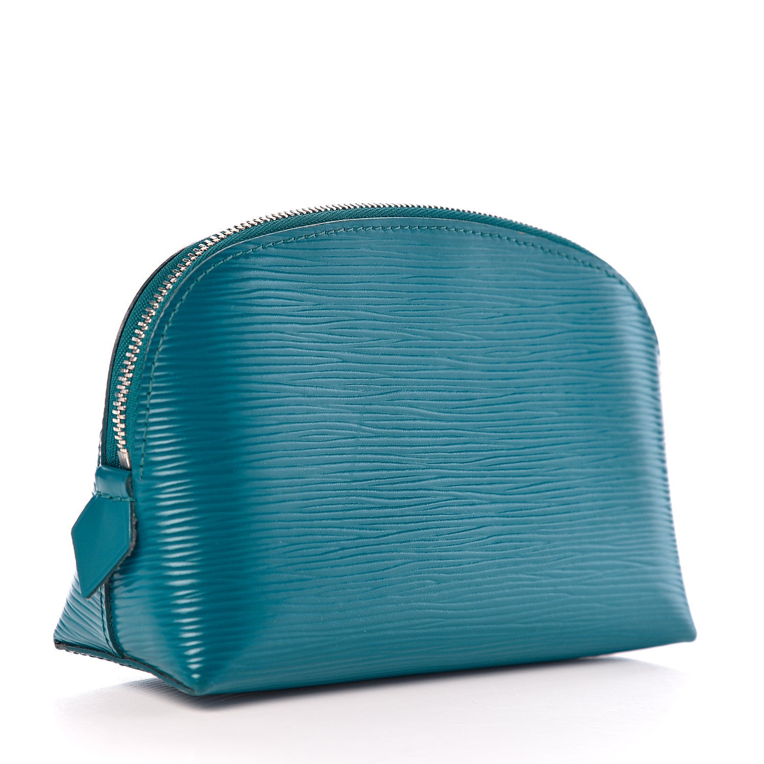 Louis Vuitton Epi Cosmetic Pouch Cyan 2 of 5