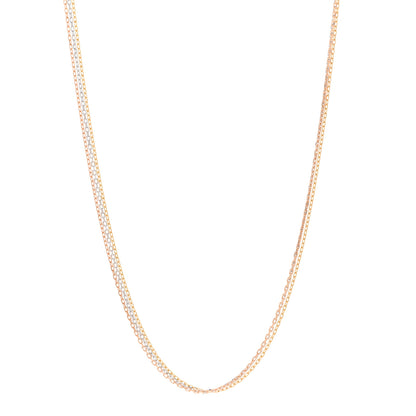 Cartier 18K Pink Yellow White Gold Three Chain Necklace 1 of 5