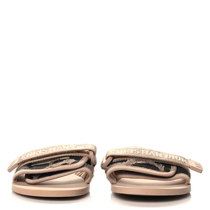 Christian Dior Canvas Nylon Camouflage Dior(e)volution Mule Slide Sandals 39 Nude 3 of 9
