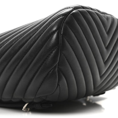 Chanel Lambskin Chevron Quilted Small Urban Spirit Backpack Black 9 of 10
