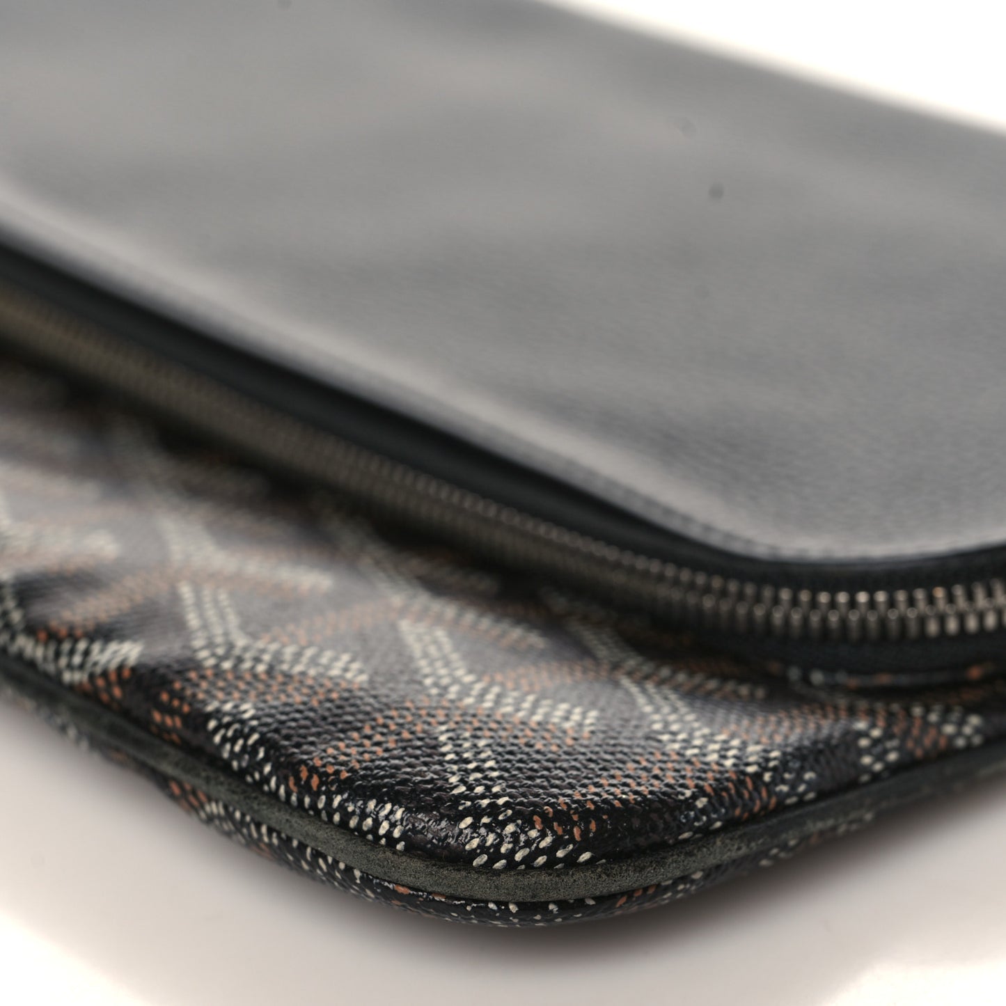 Goyardine Sainte Marie Soft Clutch Black
