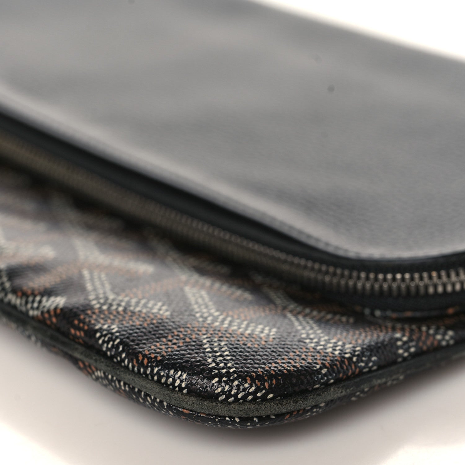 Goyard Goyardine Sainte Marie Soft Clutch Black 12 of 13