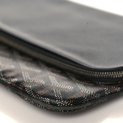 Goyard Goyardine Sainte Marie Soft Clutch Black 12 of 13