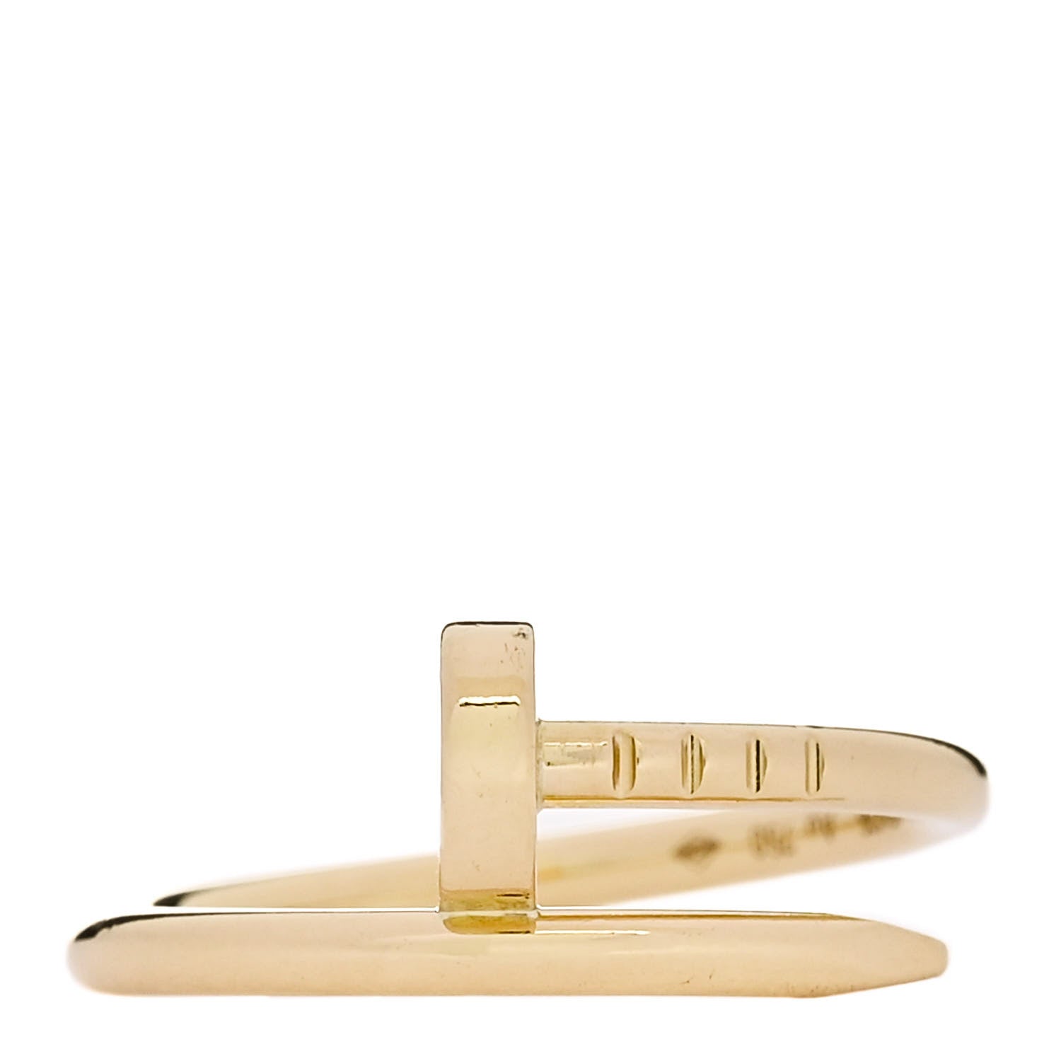 Cartier 18K Yellow Gold Small Juste Un Clou Ring 49 5 1 of 6