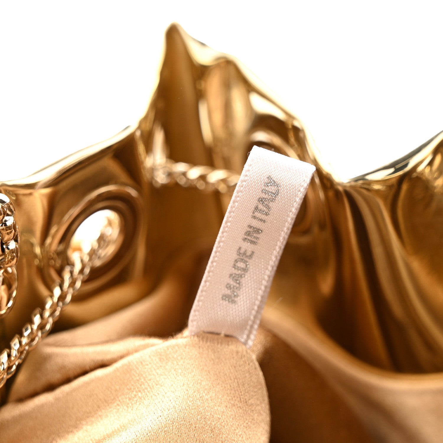 Jimmy Choo Metallic Patent Bon Bon Bag Gold 7 of 11