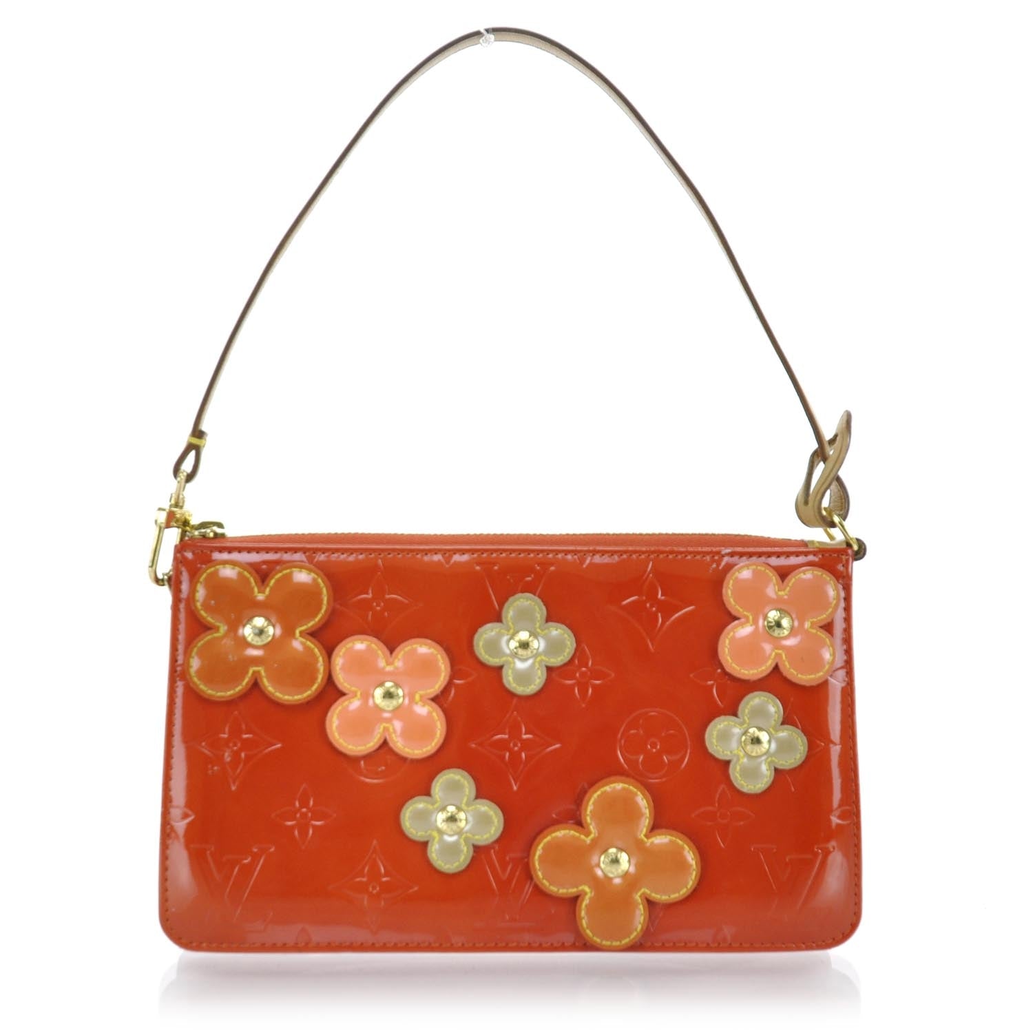 Louis Vuitton Vernis Lexington Fleurs Orange 3 of 10
