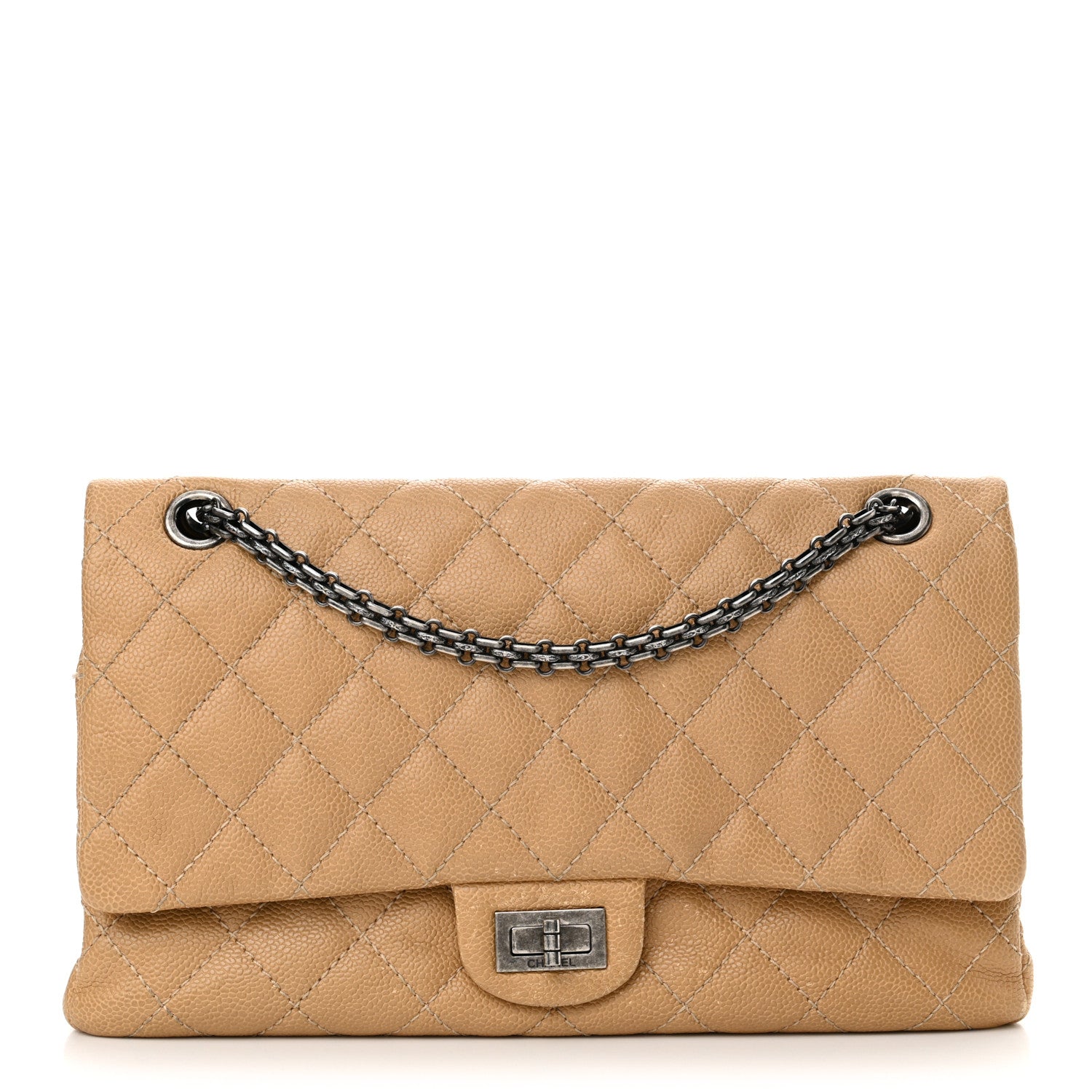 Chanel Caviar Quilted 2.55 Reissue 226 Flap Beige 1 of 16