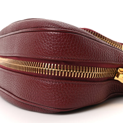 Tom Ford Grained Calfskin Medium Jennifer Crossbody Cabernet 9 of 9