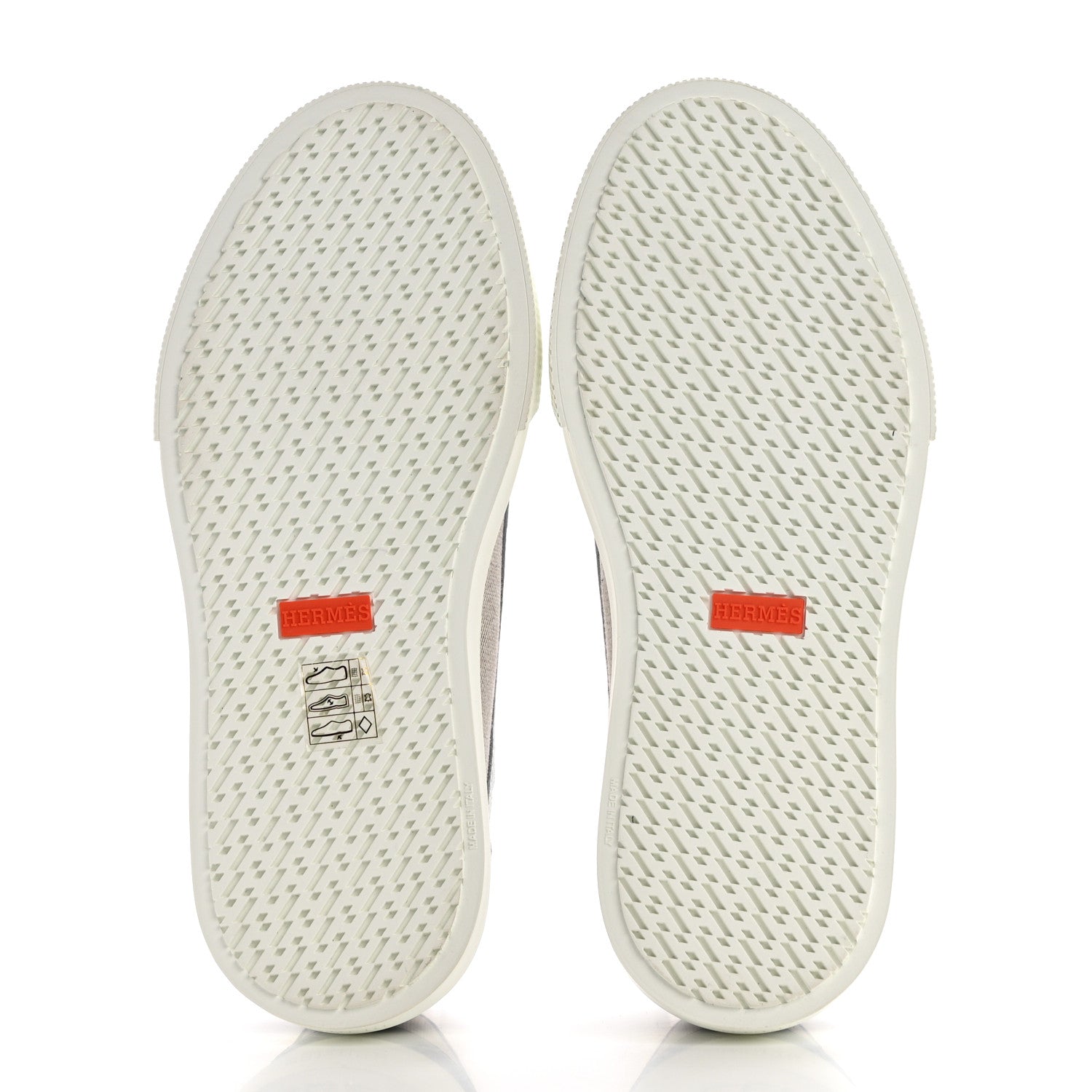 Hermes Canvas Calfskin Get Sneakers 36 Prunoir Blanc 5 of 10