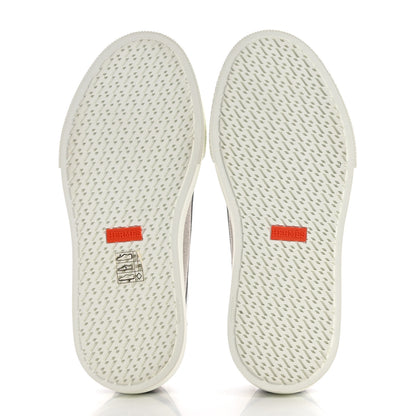 Hermes Canvas Calfskin Get Sneakers 36 Prunoir Blanc 5 of 10