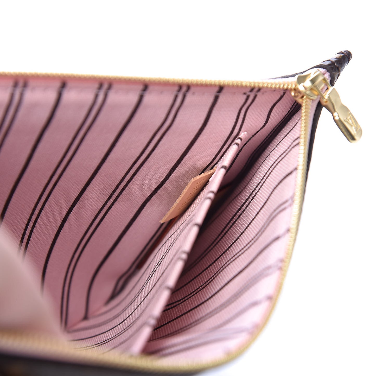 Monogram Neverfull MM GM Pochette Rose Ballerine