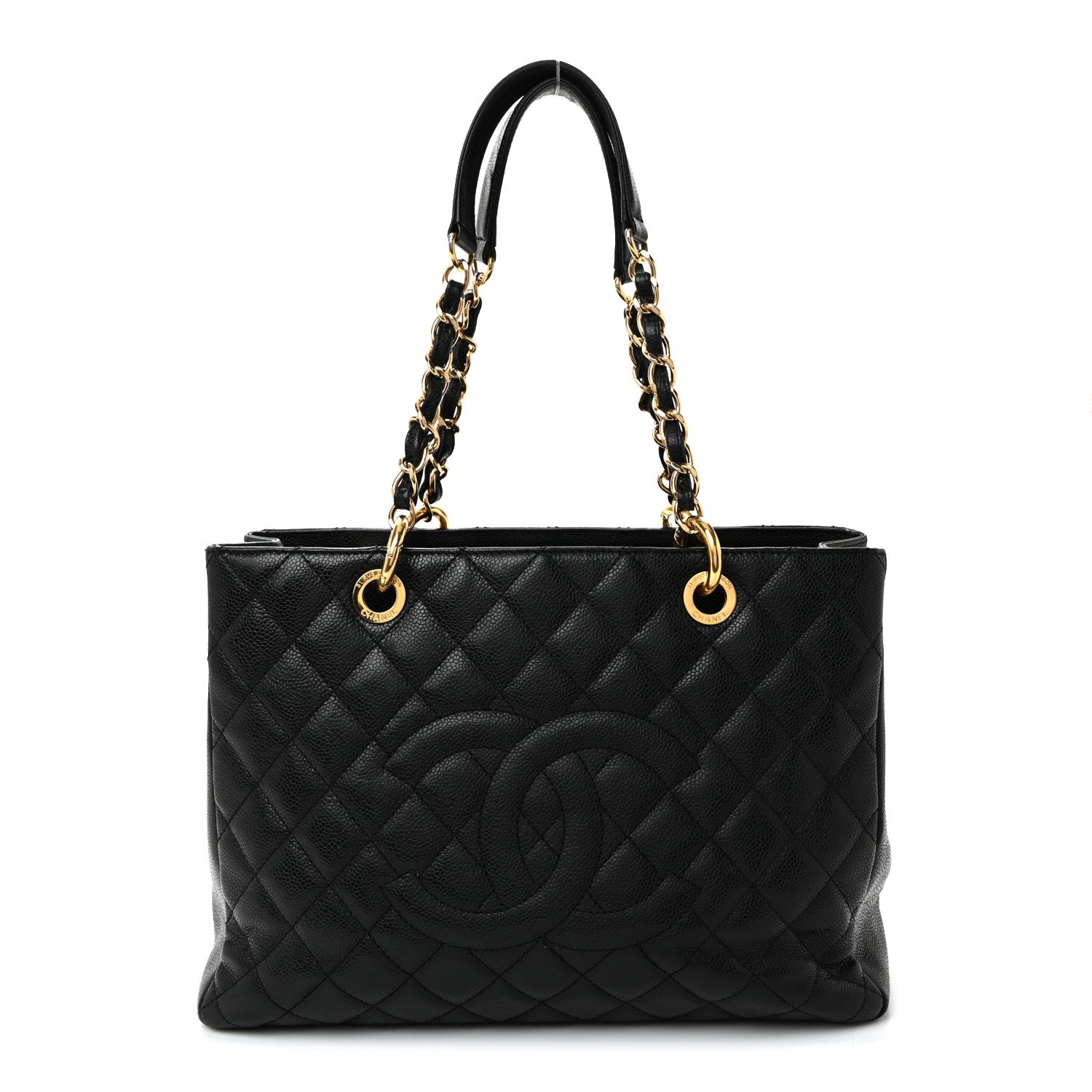 Chanel Caviar Quilted Grand Shopping Tote GST Black 1 of 13