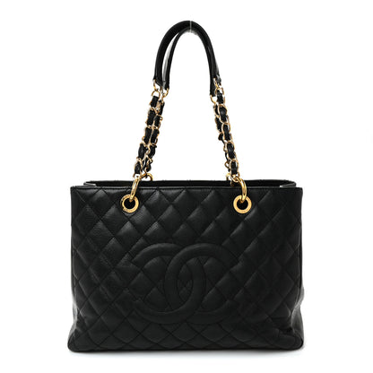 Chanel Caviar Quilted Grand Shopping Tote GST Black 1 of 13