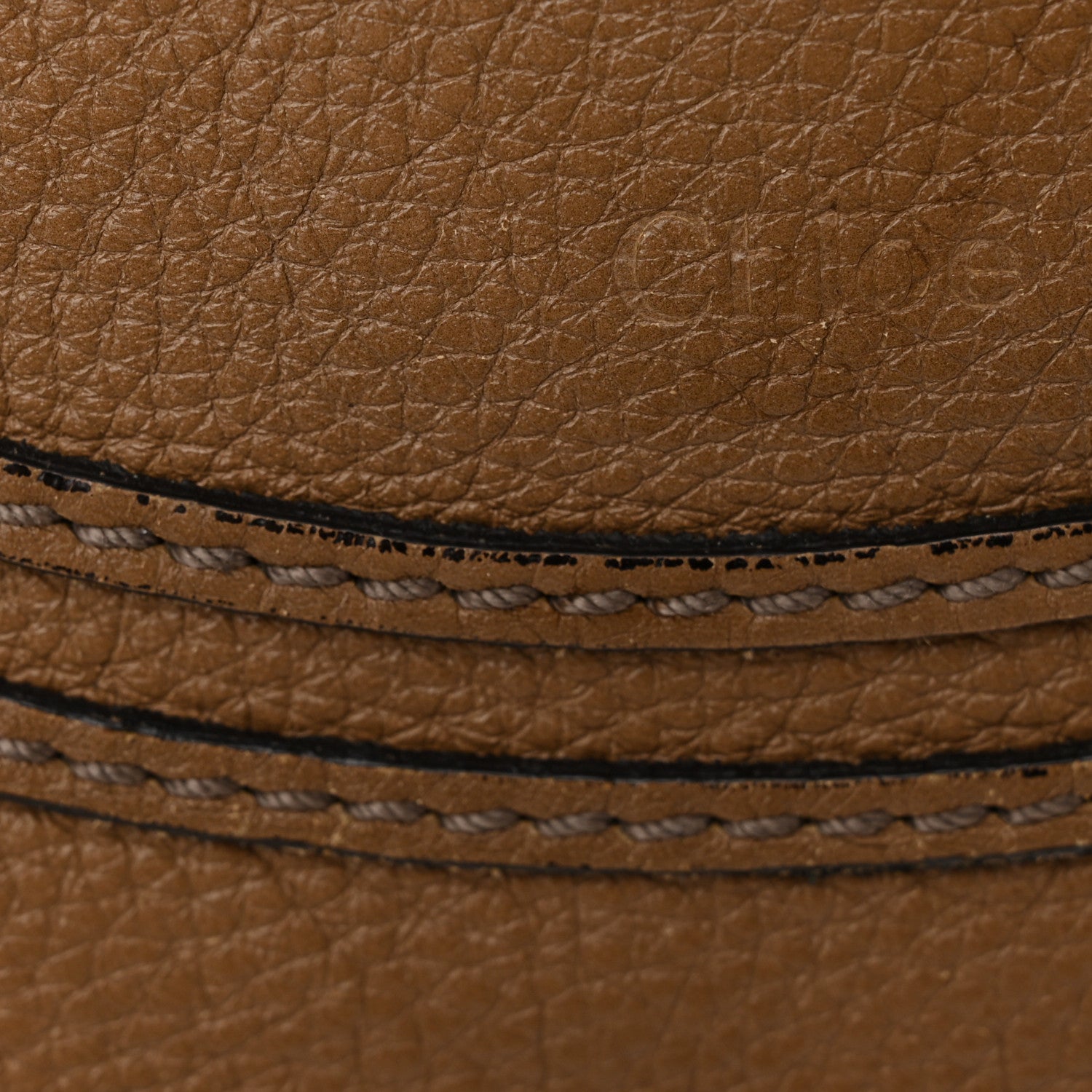 Chloe Calfskin Medium Marcie Round Crossbody Bag Nut 15 of 15