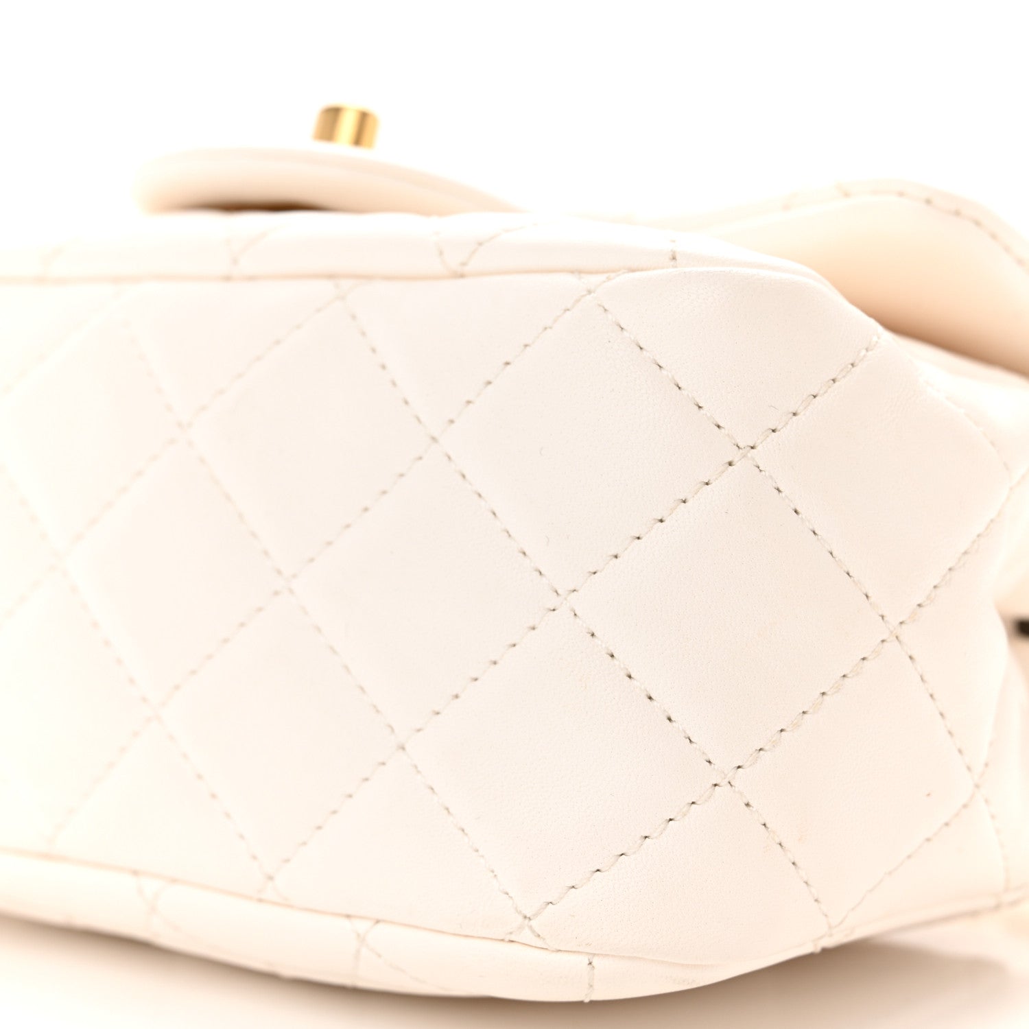 Chanel Lambskin Quilted Mini Pearl Crush Flap White 10 of 12