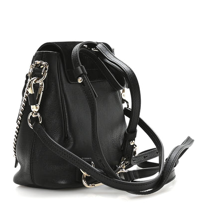 Chloe Suede Calfskin Mini Faye Backpack Black 3 of 10