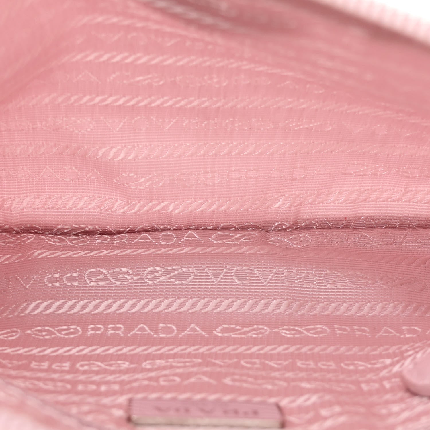 Prada Re-Nylon Vela Saffiano Mini Pochette Bag Alabastro 5 of 14