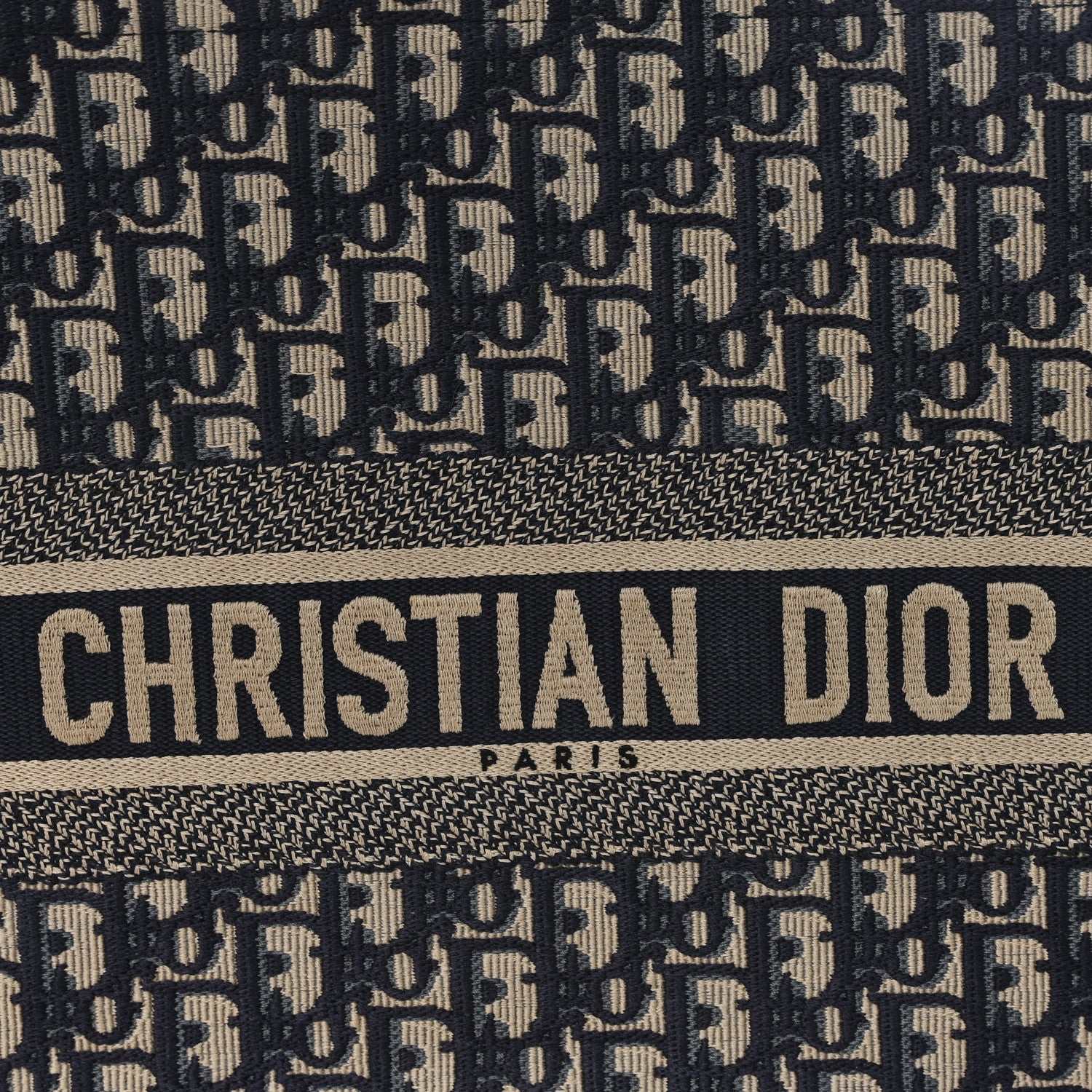 Christian Dior Oblique Large Book Tote Blue Multicolor 7 of 12