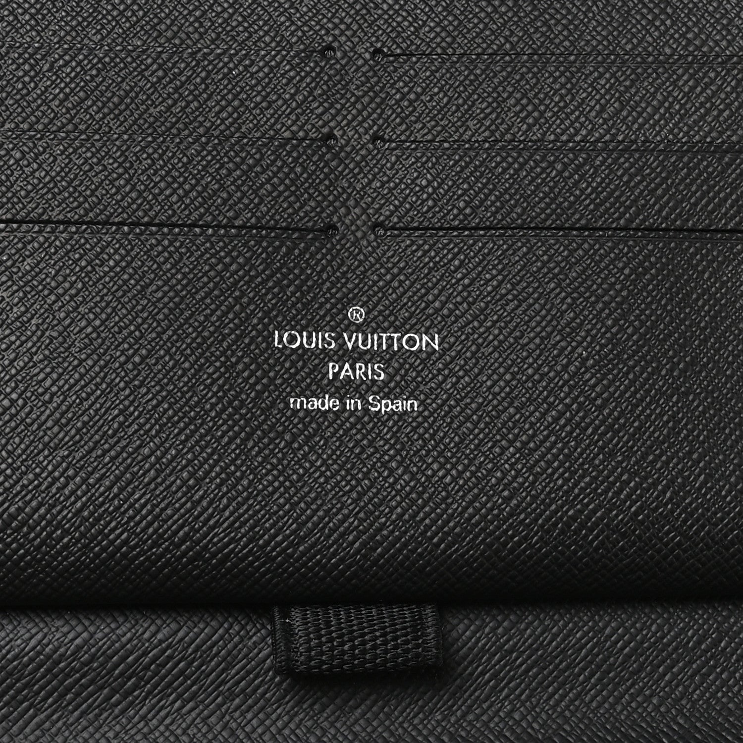 Louis Vuitton Epi Zippy Organizer Wallet Black 6 of 8