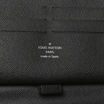 Louis Vuitton Epi Zippy Organizer Wallet Black 6 of 8