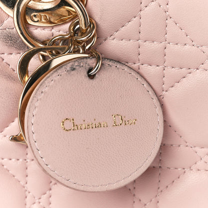 Christian Dior Lambskin Cannage Large Lady Dior Light Pink 8 of 12
