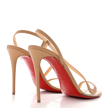 Christian Louboutin Nappa Rosalie 100 Sandals 41 Beige 4 of 7