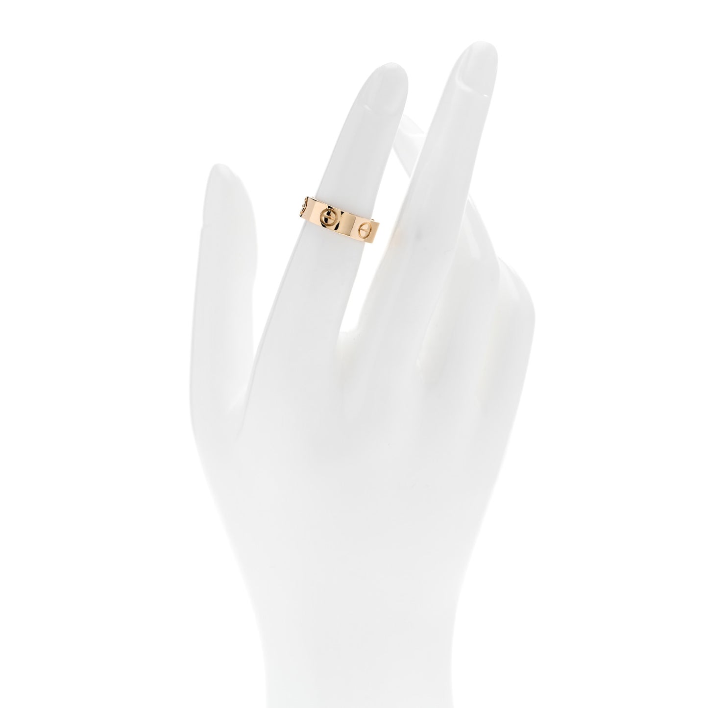 18K Yellow Gold 5.5mm LOVE Ring 48 4.5