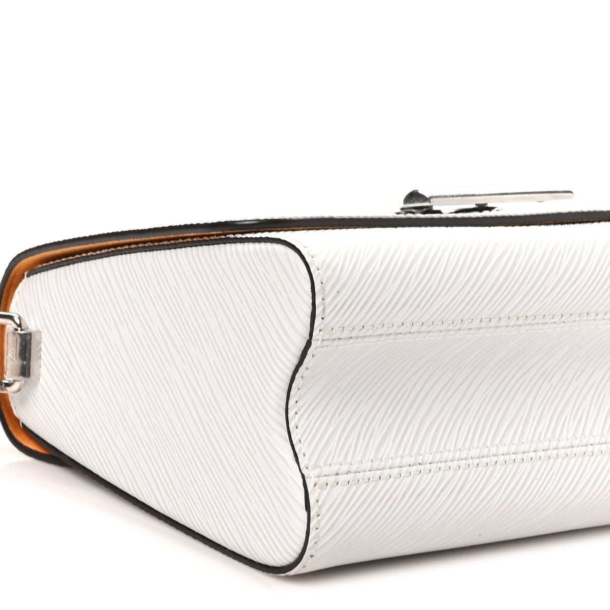 Louis Vuitton Epi Plexiglass Twist Shoulder Bag MM White 9 of 11