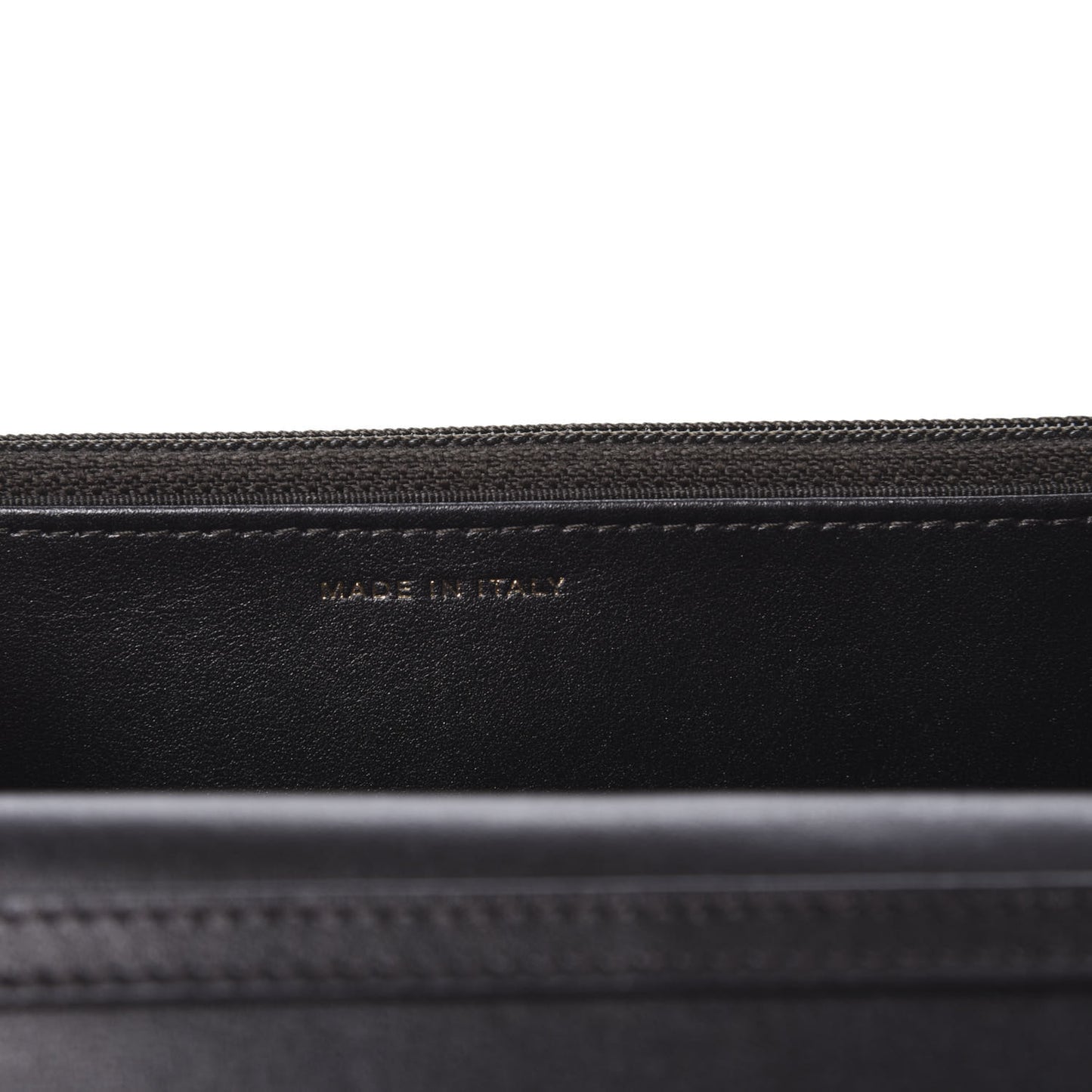 Metallic Calfskin Quilted Reissue Wallet On Chain WOC Black