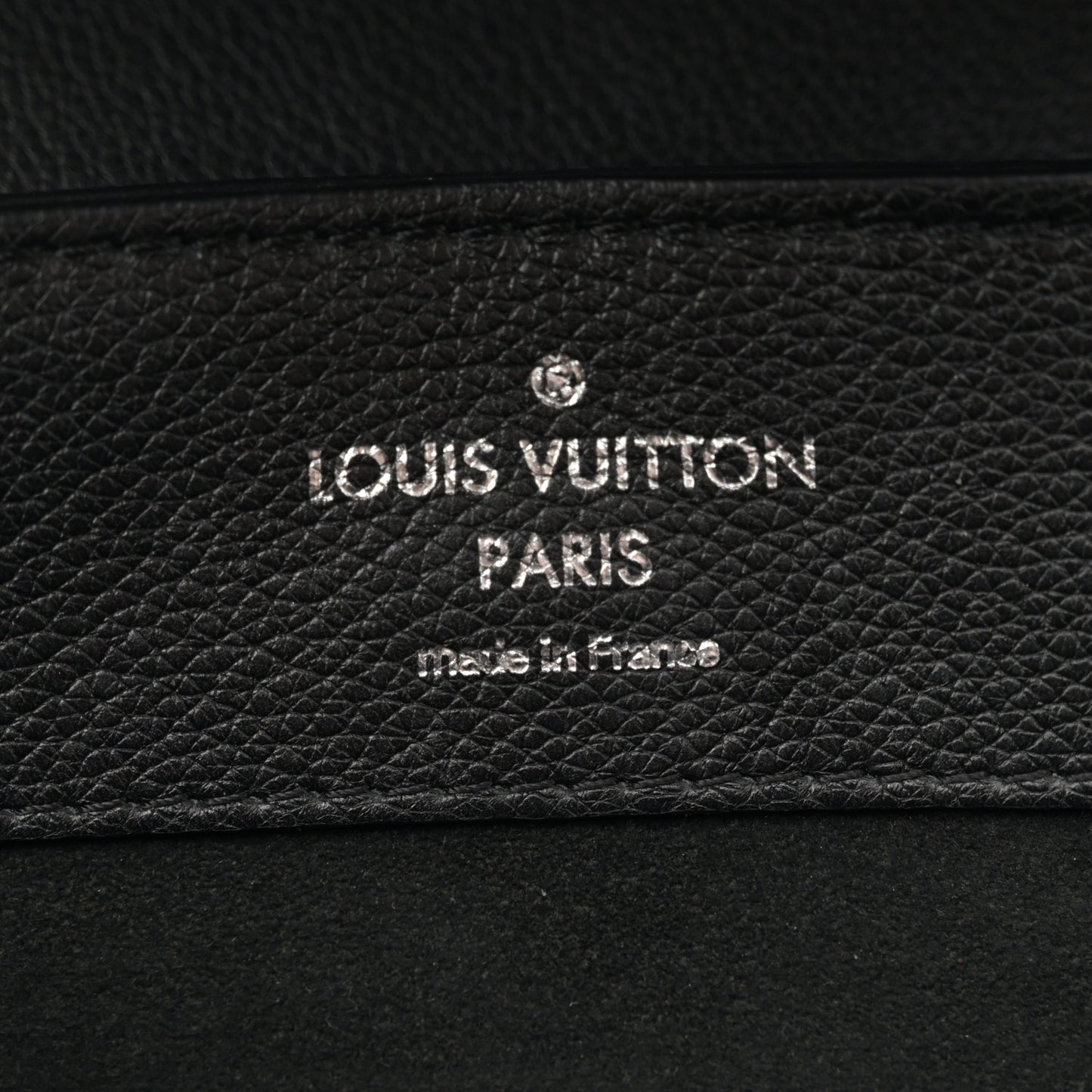 Calfskin Lockme Backpack Black