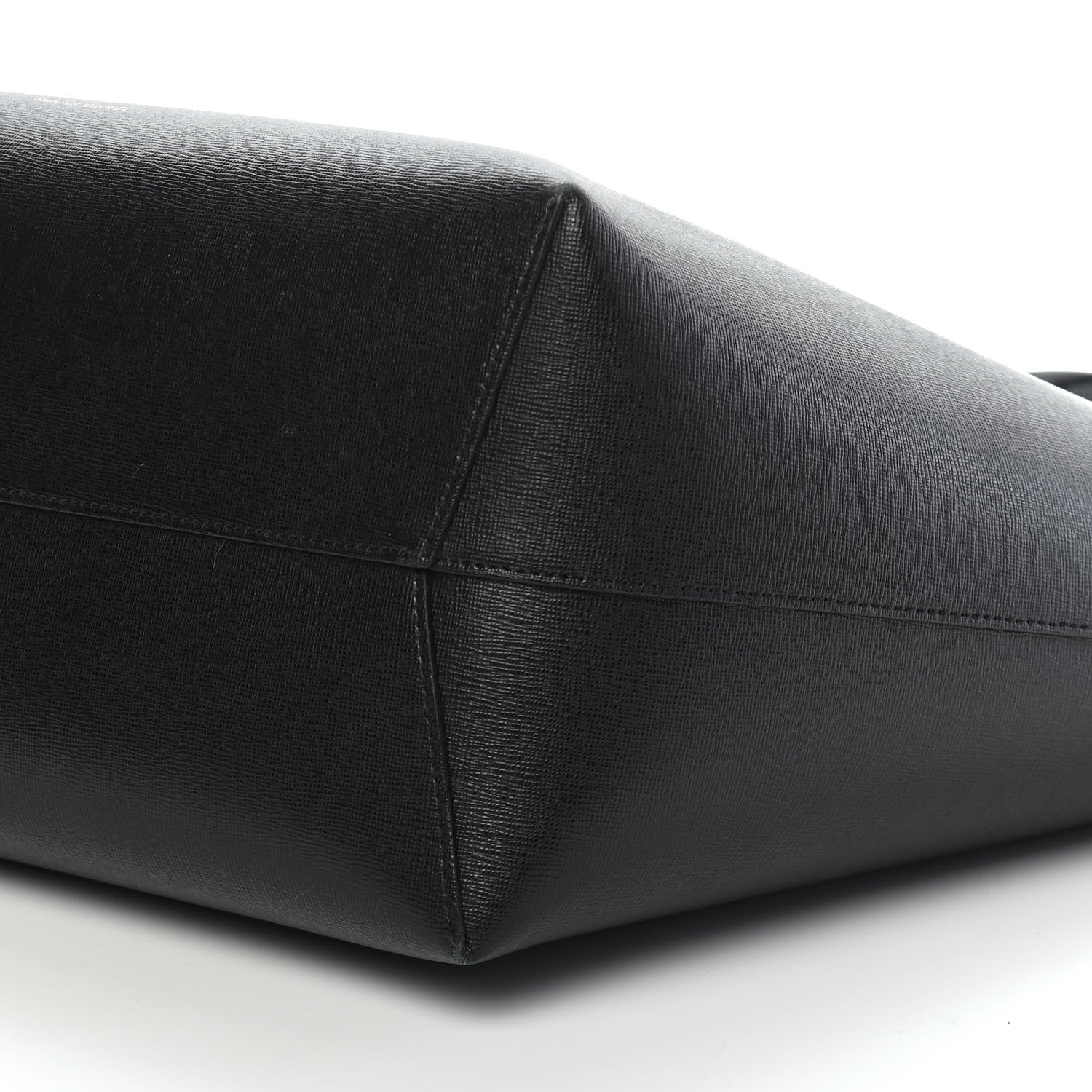Mansur Gavriel Saffiano Large Shopping Tote Black Flamma 8 of 11
