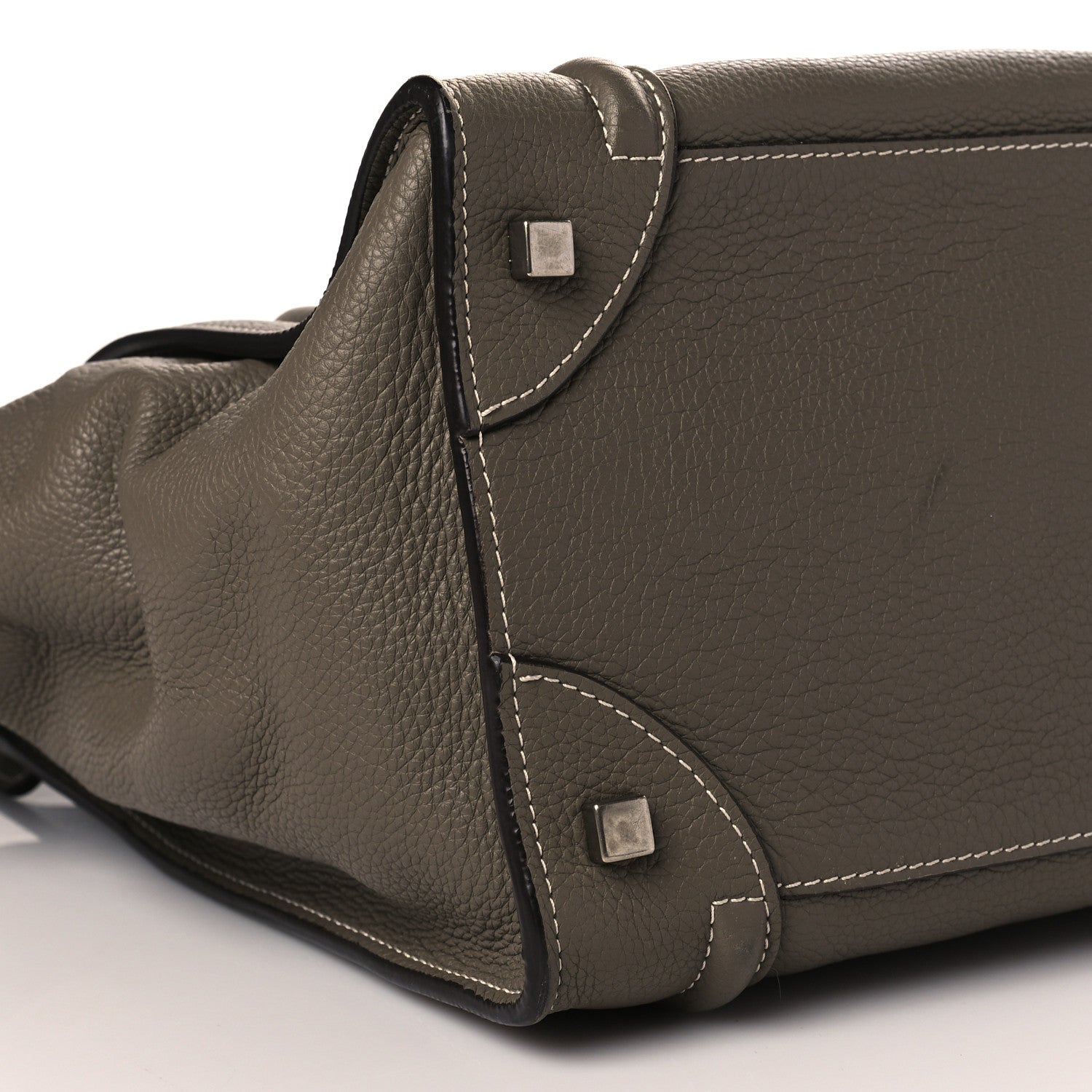 Celine Pebbled Calfskin Mini Luggage Souris 7 of 8